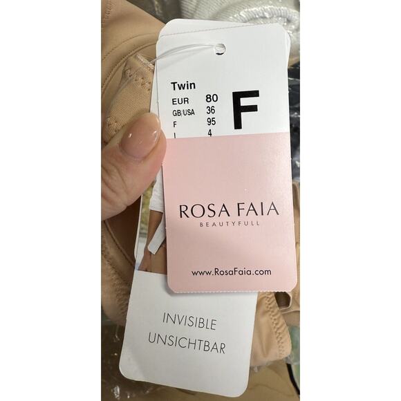 Rosa Faia by Anita Twin Seamless Contour Underwire Bra 5490 36F Euro 80 Neutral - Picture 2 of 5